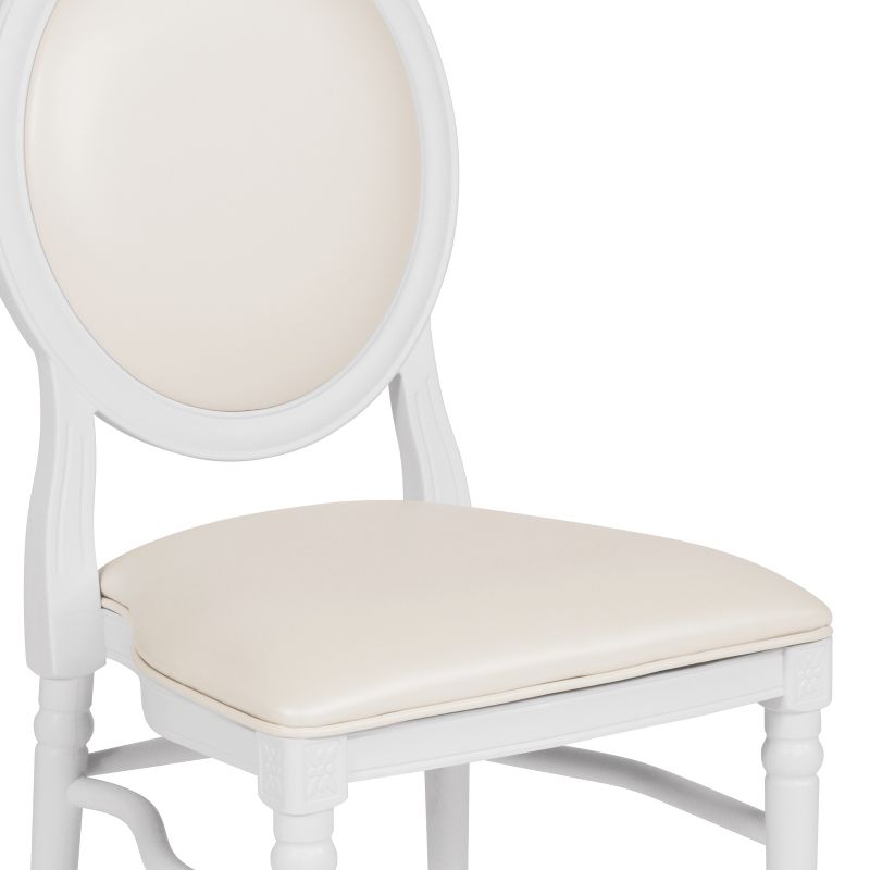 Flash Furniture HERCULES Series 900 lb. Capacity King Louis Dining Side Chair, 6 of 12