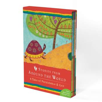 Barefoot Books Stories from Around the World Global Chapter Book Boxed Set, 4 Tales of Persistence & Grit