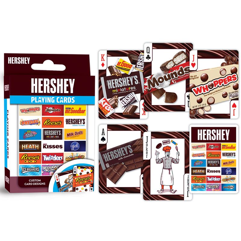 MasterPieces Officially Licensed Hershey Playing Cards - 54 Card Deck for Adults, 4 of 7
