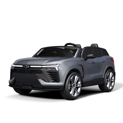 24V Kids Ride On Car, 2-Seater SUV Licensed Chevrolet Blazer Electric Car w/Parent Remote Control, 3 Speeds