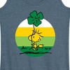 Women's - Peanuts - Woodstock Shamrock Graphic Racerback Tank - 2 of 4