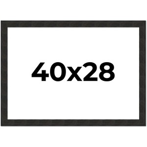 PosterPalooza | Contemporary Black Picture Frame - UV Acrylic, Backing Board, Hanging Hardware Included - 1 of 4