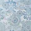 PAGED Shabby Chic Watercolor Floral Shower Curtain, 72x72" Medallion Print Shower Curtain, Cotton Percale Shower Curtain for Bathroom - 2 of 4