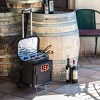 NFL Cincinnati Bengals Cellar Six Bottle Wine Carrier and Cooler Tote with Trolley - 4 of 4
