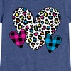 Girls' - Instant Message - Patterned Hearts Fitted Short Sleeve Graphic T-Shirt - 2 of 4