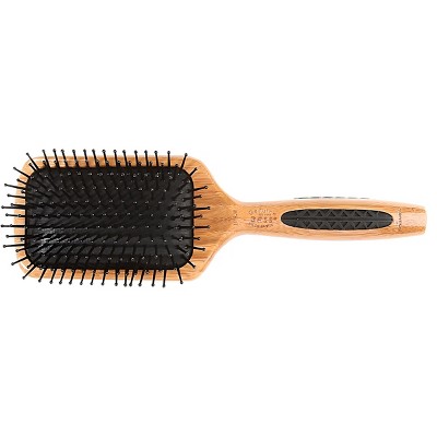 Glamlily 2 Pack Boar Bristle Hair Brushes With Nylon Pins And Bamboo  Handles, Wave Brush, 9 In : Target