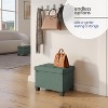 StorageBud Storage Ottoman for Bedroom End of Bed, Fabric Storage Bench, Large Storage Ottoman Bench, Entryway Bench with Storage - 3 of 4