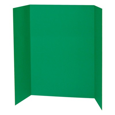 Pacon Presentation Board, Green, Single Wall, 48" x 36", 1 Board
