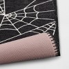 1'8"x2'10" Washable Spider Webs Scatter Woven Accent Rug Black - Hyde and EEK! Boutique™ - 4 of 4