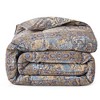 Peace Nest All Season Paisley Floral Goose Feather Fiber Comforter Duvet Insert Vintage Style - 3 of 4