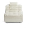 GDFStudio Ylina Modern Upholstered 360° Swivel Glider Chair with Convertible Lumbar-to-Headrest Pillow - 4 of 4
