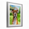Stupell Industries Boxer and Rainbow Portrait Framed Print Under Glass Art - 2 of 4