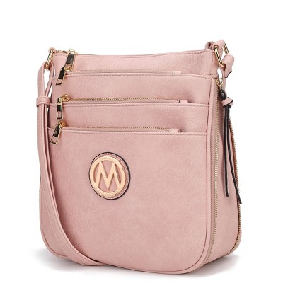 MKF Collection Salome Shoulder Crossbody Women’s Handbag Expandable Multi-Compartment Vegan Leather by Mia K