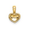 Black Bow Jewelry 14k Yellow Gold Puffed Heart Pendant, 6mm - 3 of 4