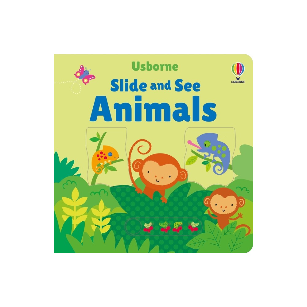 Slide and See Animals - (Slide and See Books) by Fiona Watt (Board Book)