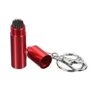 Unique Bargains Snooker Billiard Pool Cue Tip Shaper Pool Cue Stick Tip Repair Billiard Cue Care Accessory with Keychain - 1 of 4