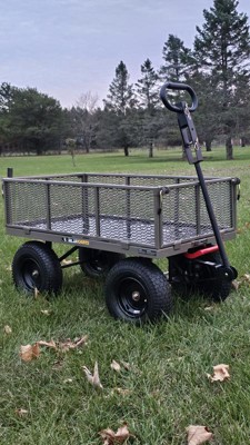 Gorilla Carts Steel Utility Cart, 9 Cubic Feet Garden Wagon with Removable  Sides, 1 Piece - King Soopers