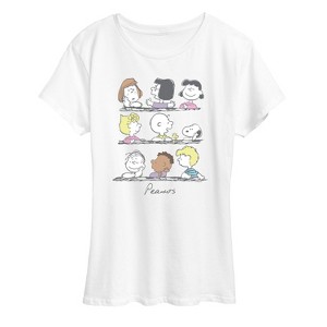 Women's - Peanuts - Snoopy And Friends Short Sleeve Graphic T-Shirt - 1 of 4