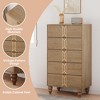 5 Drawer Dresser with Vintage Pattern Design, Modern and Stylish Dresser - 4 of 4