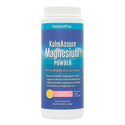 Kalm Assure Magnesium Powder Pink Lemonade by Nature's Plus  -  1.15 Powder