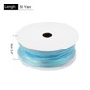Unique Bargains Gift Wrapping Wide Sheer Wired Pastel Shimmer Iridescent Chiffon Ribbons 1 Pc - 2 of 4