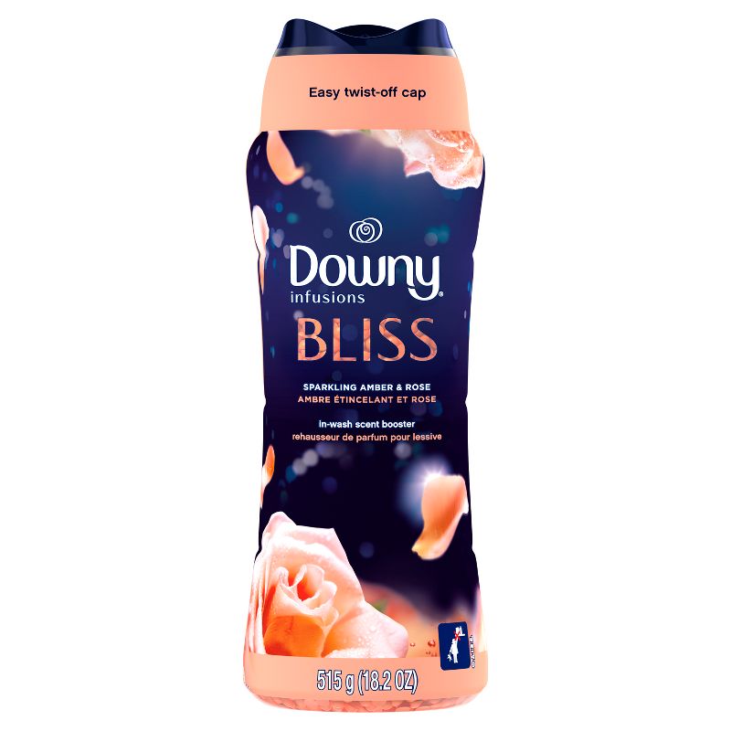 Downy Infusions Bliss Sparkling Amber & Rose In-Wash Scent Booster Beads, 1 of 14