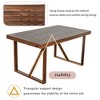 Whisen High-quality Acacia Wood Outdoor Table and Chair Set, Suitable for Patio, Balcony, Backyard - 3 of 4