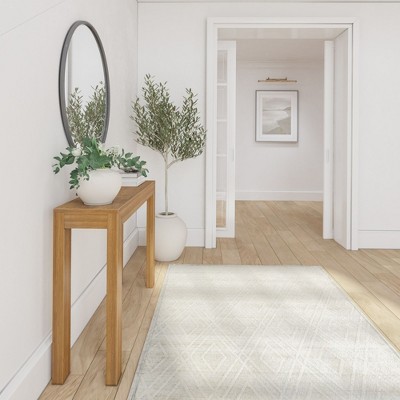 Pecan Solid Pine Wood Console Table with Storage, 46.25 Inch