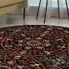 Abstract Geometric Medallion Traditional Modern Casual Floral High-Traffic Power-Loomed Indoor Area Rug by Blue Nile Mills - 2 of 4
