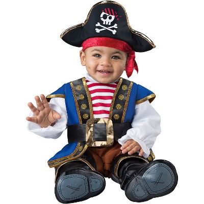 Fun World Infant Boys' Bucaneer Baby Pirate Deluxe Costume