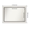 Amanti Art Ellie Non-Beveled Framed Bathroom Vanity Wall Mirror - 3 of 4