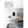 Elegant Lighting Gibson 1 light Black and Clear glass pendant - 2 of 4