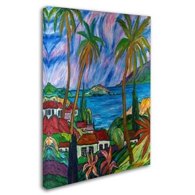 Manor Shadian Tropical Paradise Outdoor Canvas Art