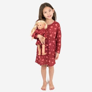 Leveret Girl and Doll Matching Nightgown - 1 of 3