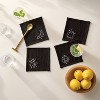 4ct Halloween Craft Beaded Embroidery Napkins Kit - Mondo Llama™ - 2 of 4