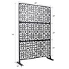 PAGED Outdoor Privacy Screen Freestanding, Metal Fence Privacy Screen, Balcony Privacy Screen for Deck Balcony Patio Outside Lawn Garden - 3 of 4
