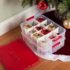 Sterilite 24 Compartment Stack and Carry Christmas Ornament Storage Box (4 Pack) - image 2 of 4