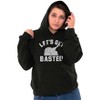 Let's Get Basted Turkey Day Hoodie Sweatshirt Women Men Brisco Brands - 4 of 4