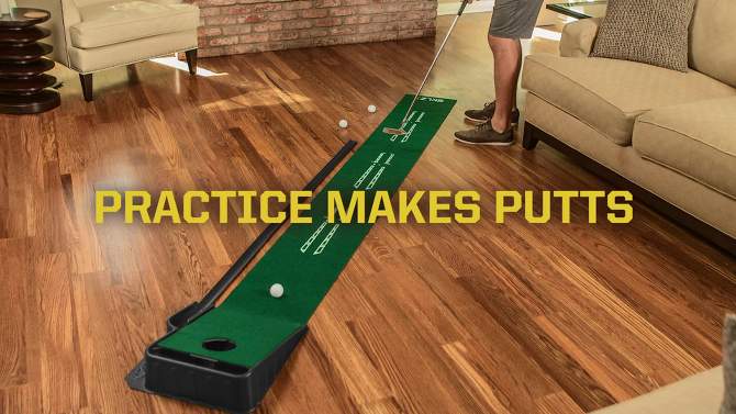 SKLZ Accelerator Pro Golf Practice Putting Mat - Green, 2 of 6, play video