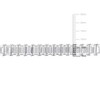 EVERLY JEWELRY | Sterling Silver 73.5 CT TGW Created White Sapphire Tennis Necklace, 18-inch - 2 of 4