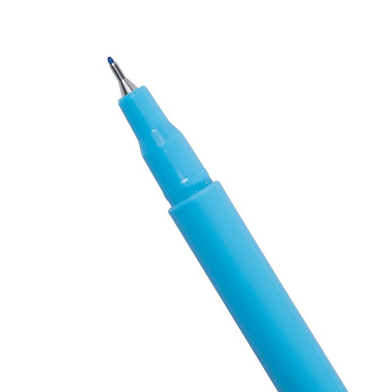 Marvy Uchida Felt Tip Pen Ultra Fine Point Light Blue Ink 2/Pack (7655876A), 5 of 6