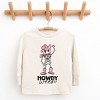Howdyween Skeleton - Kids Toddler Long Sleeve Tee and Kids Youth Long Sleeve Tee - 2 of 3