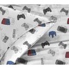 Tadpoles Gamer Comforter Sheet Set | Game Controllers Print - 100% Softly Brushed Microfiber Polyester - 4 of 4