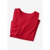 Woman Within Plus Size Waffle Thermal Sweatshirt - 3 of 4
