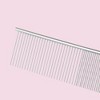 Unique Bargains Pet Grooming Comb for Cat Dogs 7.48"x1.97" Silver Tone 1 Pc - 4 of 4