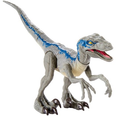 jurassic world super colossal velociraptor blue target