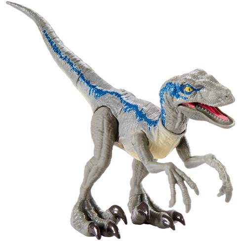 Jurassic World Savage Strike Velociraptor Blue Target - roblox aleontologist toy
