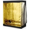 48”x24”x60” Mylar Indoor Grow Tent Room Reflective Hydroponic Garden Growing 