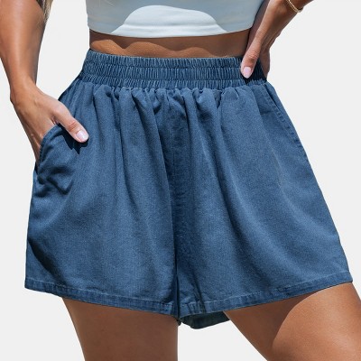 Women's Breezy Denim Shorts for Casual Summer Days - Cupshe