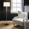 nuLOOM Branson 62" Crystal Floor Lamp Lighting - Silver 62" H x 16" W x 16" D - image 2 of 4